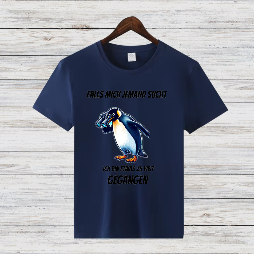 Pinguin Shirt | Lustiges Winterdesign | Humorvolles Statement Shirt | Perfekt für die kalte Jahreszeit