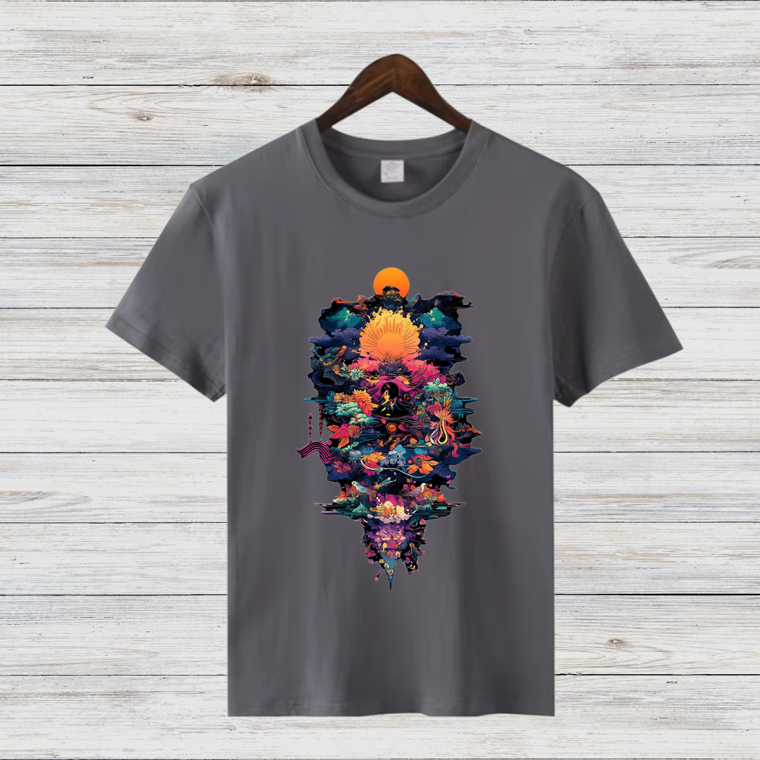 Magisches Traumwelt-Shirt | Künstlerisches T-Shirt | Fantasievolles Design | Stilvolles Statement-Shirt für Kreative