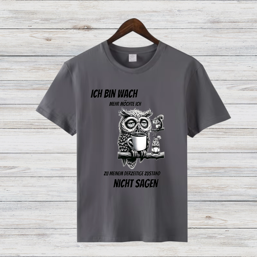 Eulen Statement Shirt | Lustiges Winterdesign | Humorvolles Weihnachtsgeschenk | Damen T-Shirt für kalte Tage