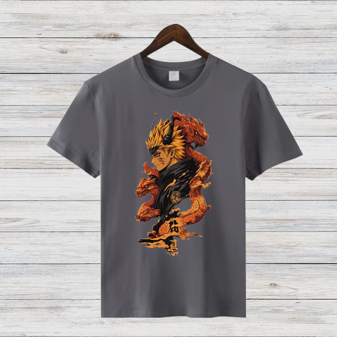 Episches Anime Shirt | Ninja Krieger Design | Stylisches Baumwollshirt | Perfekt für Fans | Geschenkidee für Anime-Liebhaber