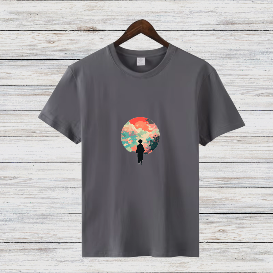 Magisches Wintermotiv | Stilvolles Baumwollshirt | Traumhaftes Design | Mystisches Fashion-Statement