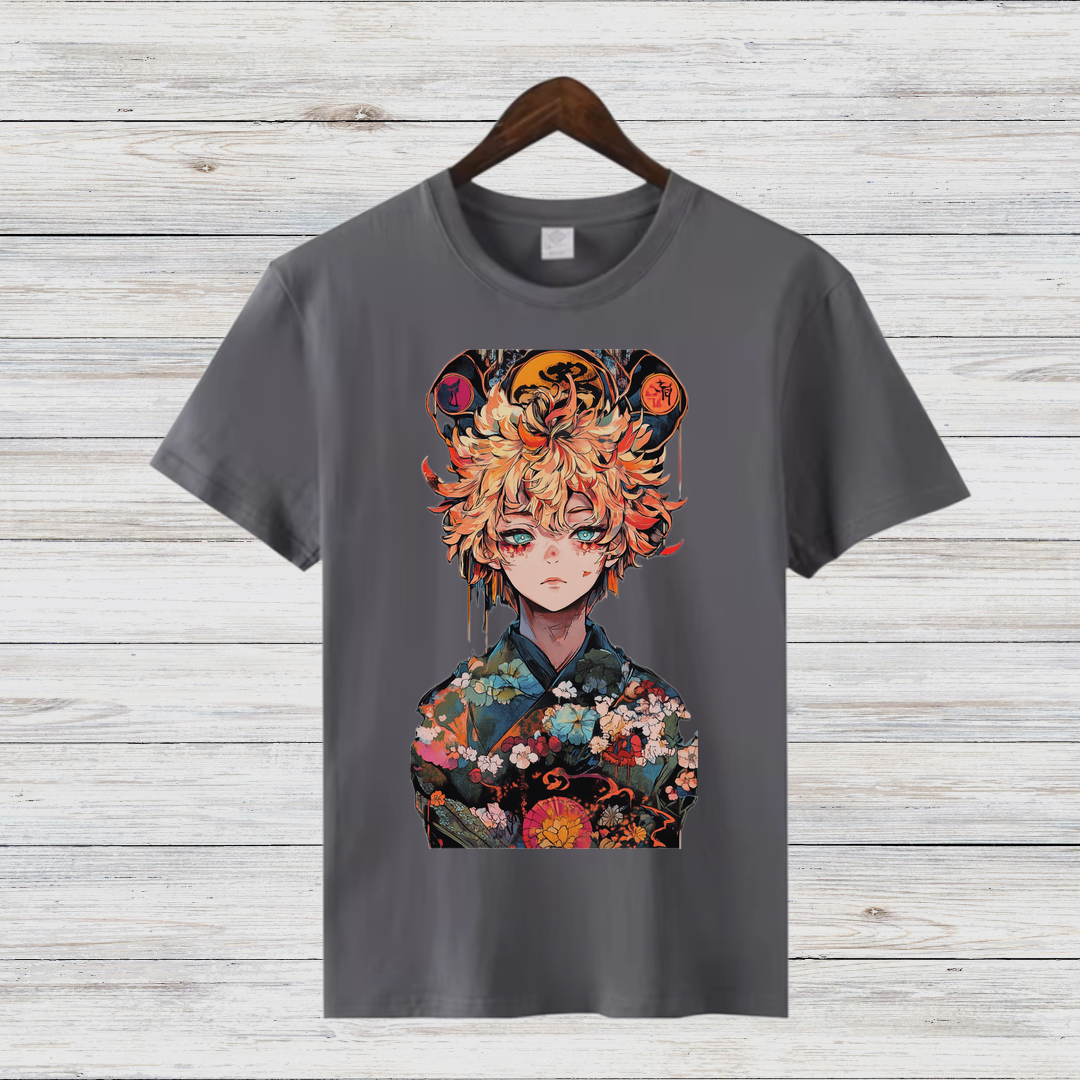 Anime Art Shirt | Stylisches Baumwollshirt | Winter Fashion für Fans | Japanisches Design T-Shirt