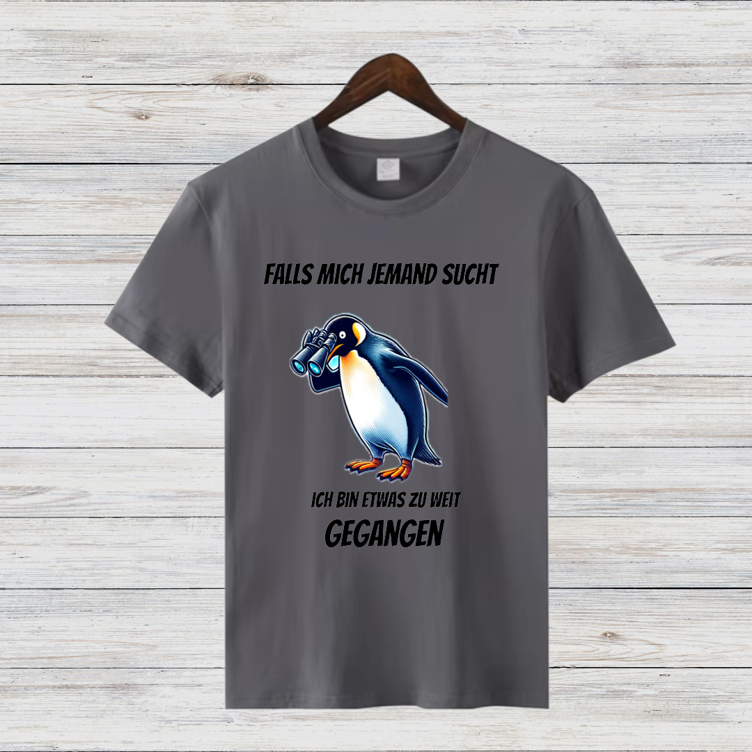 Pinguin Shirt | Lustiges Winterdesign | Humorvolles Statement Shirt | Perfekt für die kalte Jahreszeit