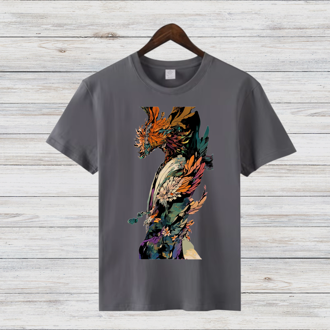 Mystischer Drachenkrieger | Fantasy T-Shirt | Episches Drachen-Motiv | Stilvolles Shirt für Fantasy-Fans