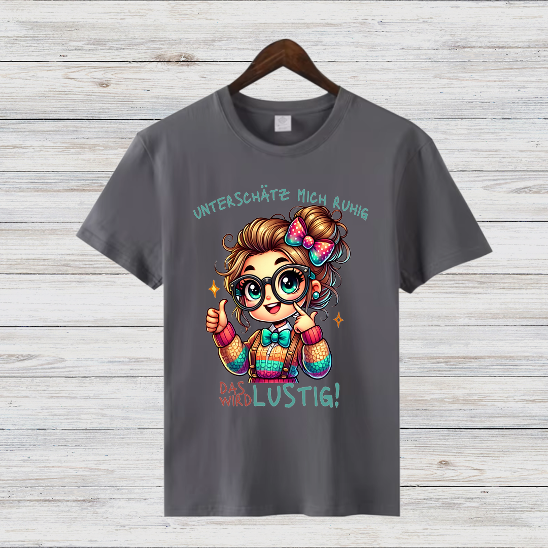Lustiges Statement Shirt | Buntes Comic Design | Humorvolles Geschenk | Cooles Baumwollshirt für Wintertage