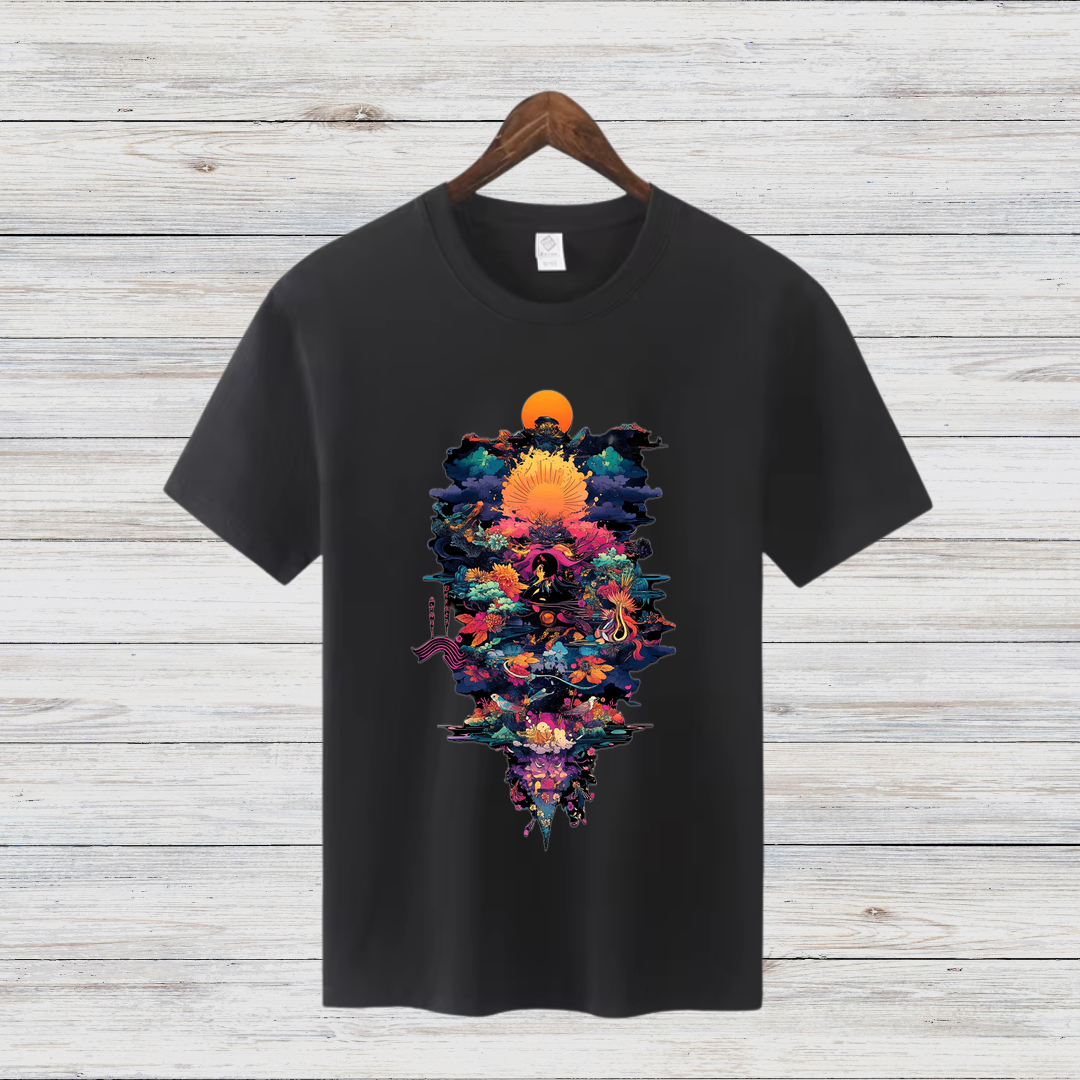 Magisches Traumwelt-Shirt | Künstlerisches T-Shirt | Fantasievolles Design | Stilvolles Statement-Shirt für Kreative