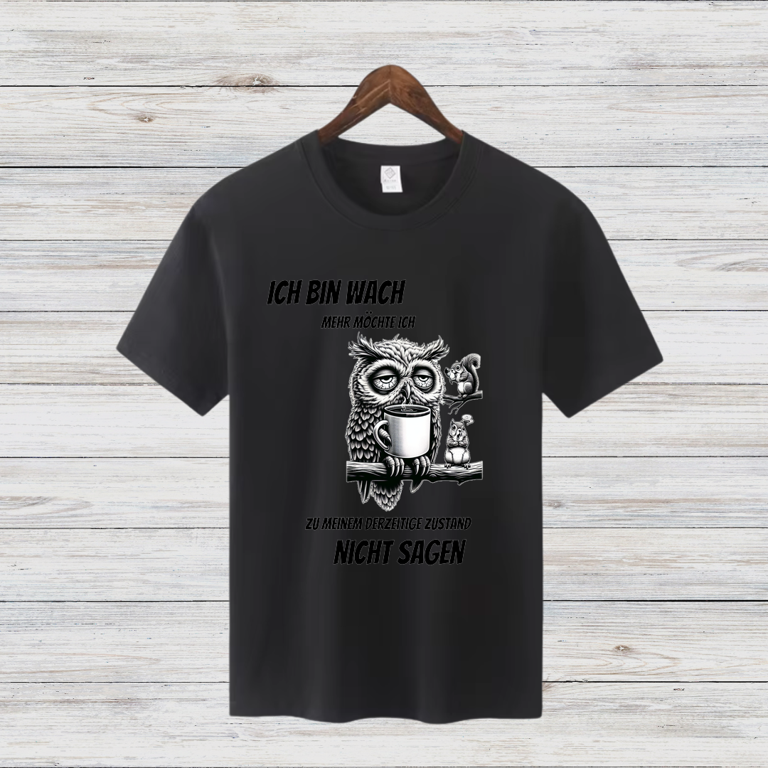 Eulen Statement Shirt | Lustiges Winterdesign | Humorvolles Weihnachtsgeschenk | Damen T-Shirt für kalte Tage