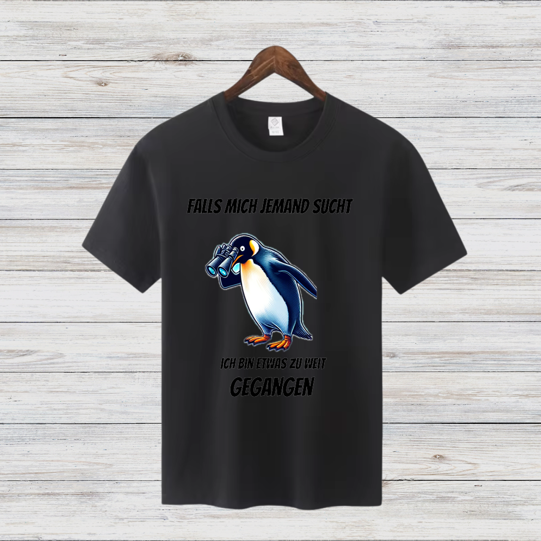 Pinguin Shirt | Lustiges Winterdesign | Humorvolles Statement Shirt | Perfekt für die kalte Jahreszeit