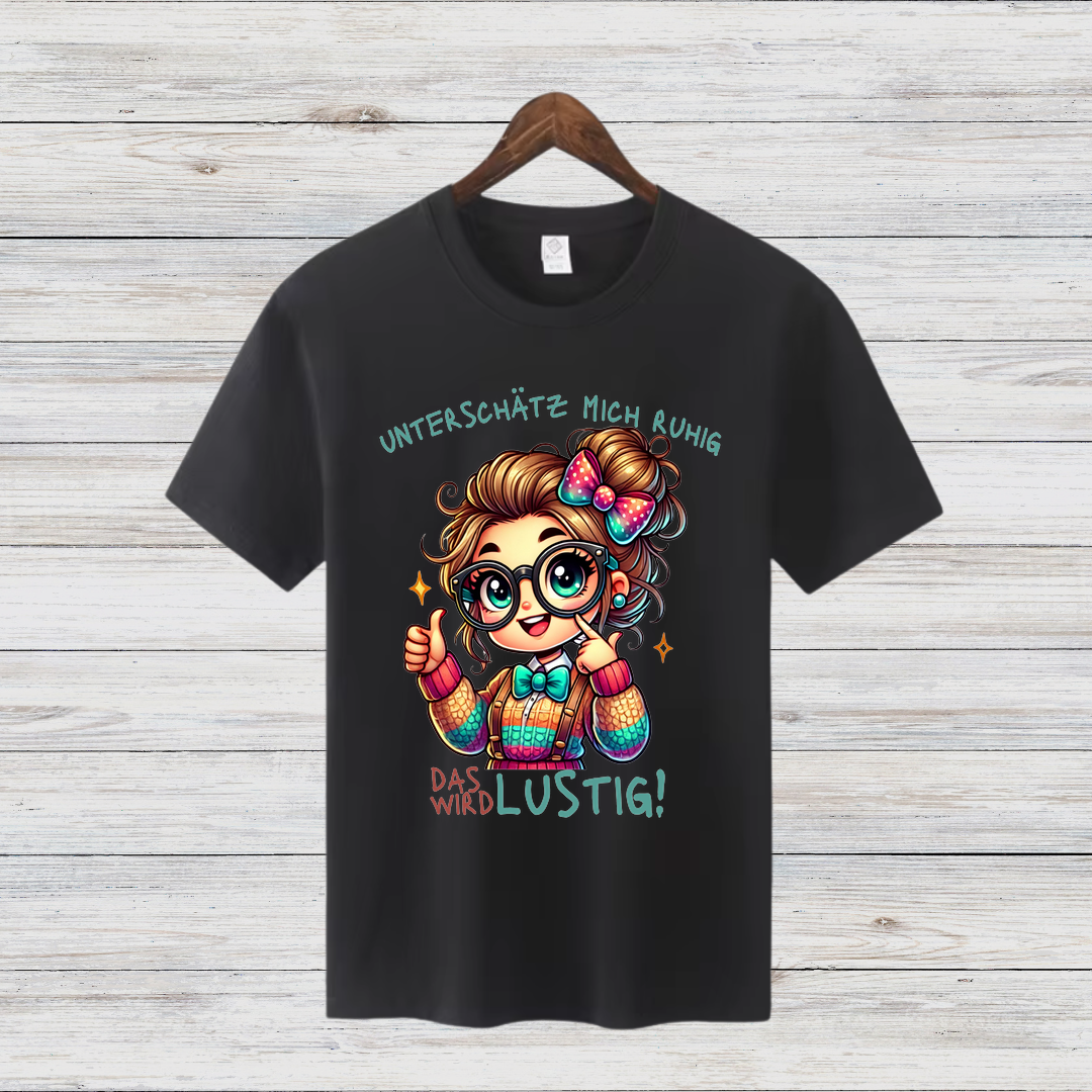 Lustiges Statement Shirt | Buntes Comic Design | Humorvolles Geschenk | Cooles Baumwollshirt für Wintertage