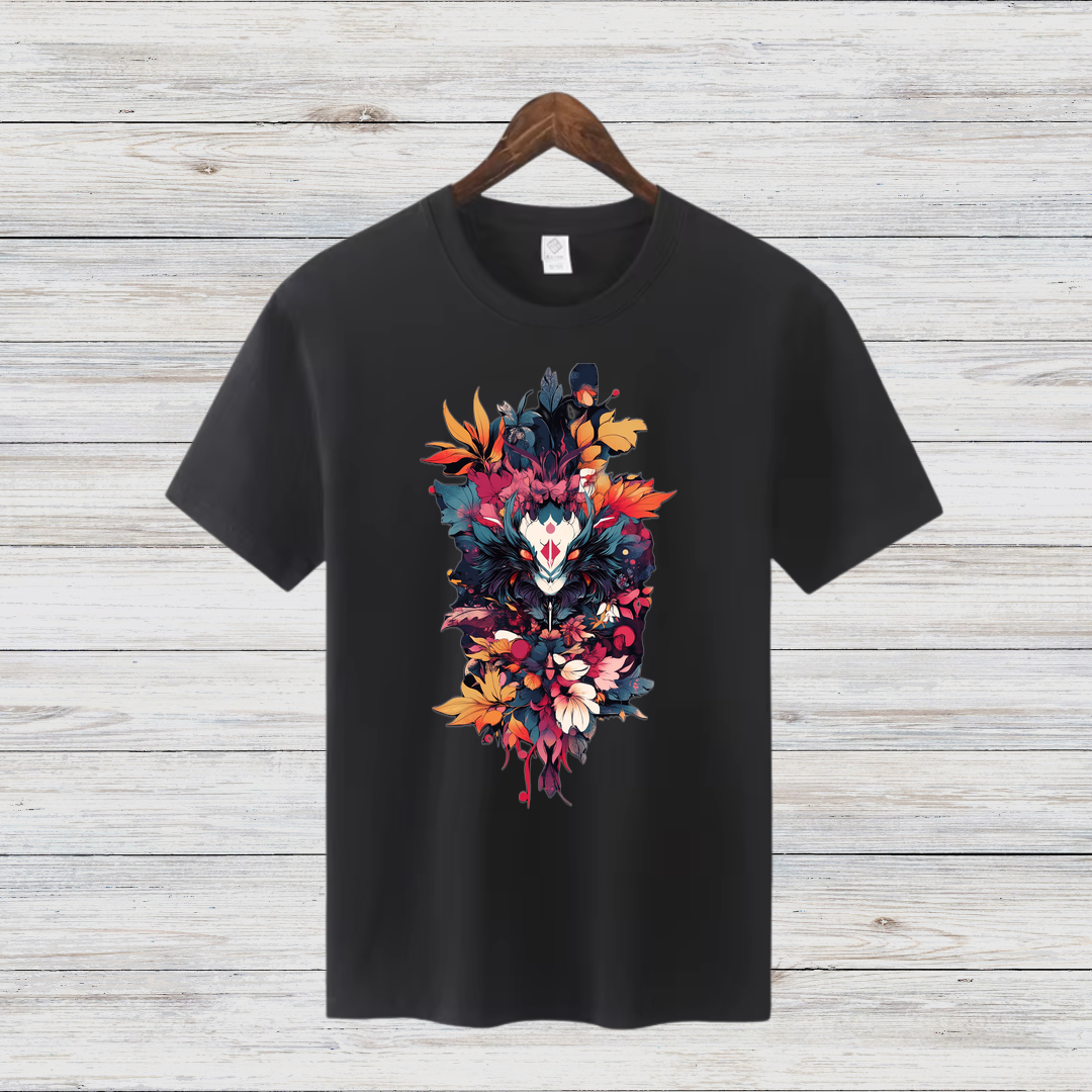 Mystisches Herbstdesign | Künstlerisches T-Shirt | Stilvolles Fantasy-Motiv | Statement Shirt für Kreative