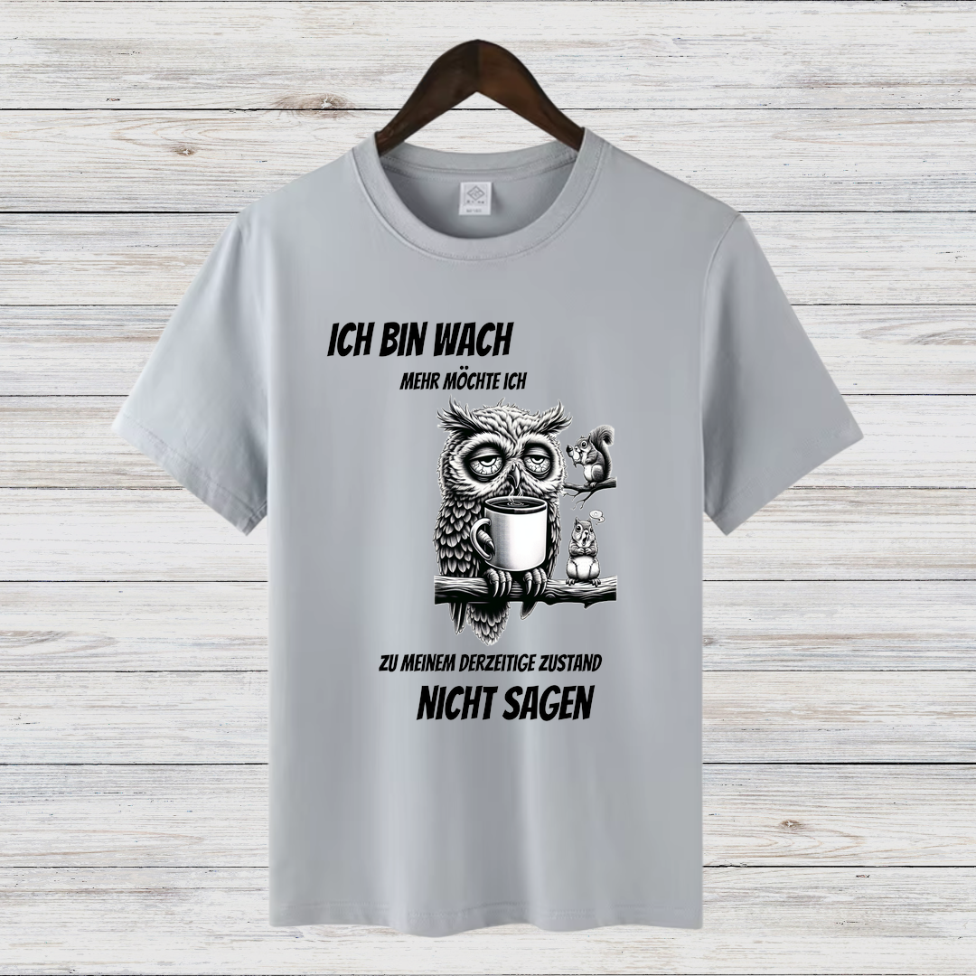 Eulen Statement Shirt | Lustiges Winterdesign | Humorvolles Weihnachtsgeschenk | Damen T-Shirt für kalte Tage