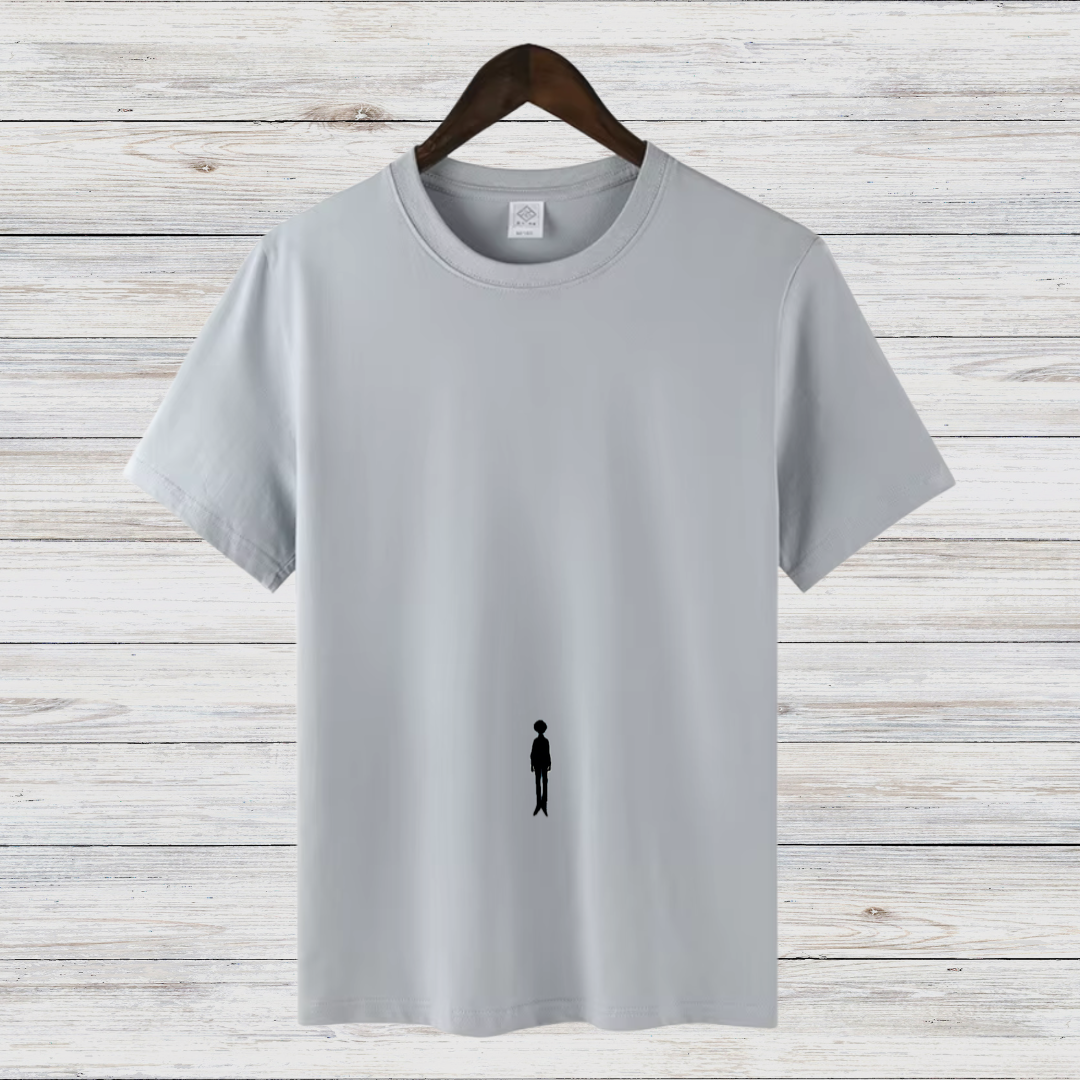 Minimalistisches Design Shirt | Stilvolles Statement Shirt | Modernes Baumwoll T-Shirt | Streetwear Look für den Winter