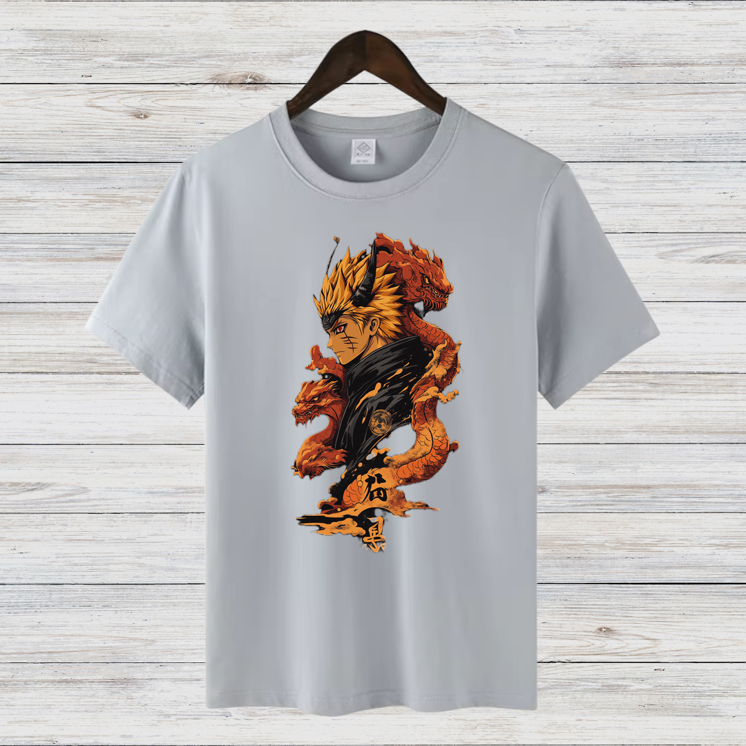 Episches Anime Shirt | Ninja Krieger Design | Stylisches Baumwollshirt | Perfekt für Fans | Geschenkidee für Anime-Liebhaber