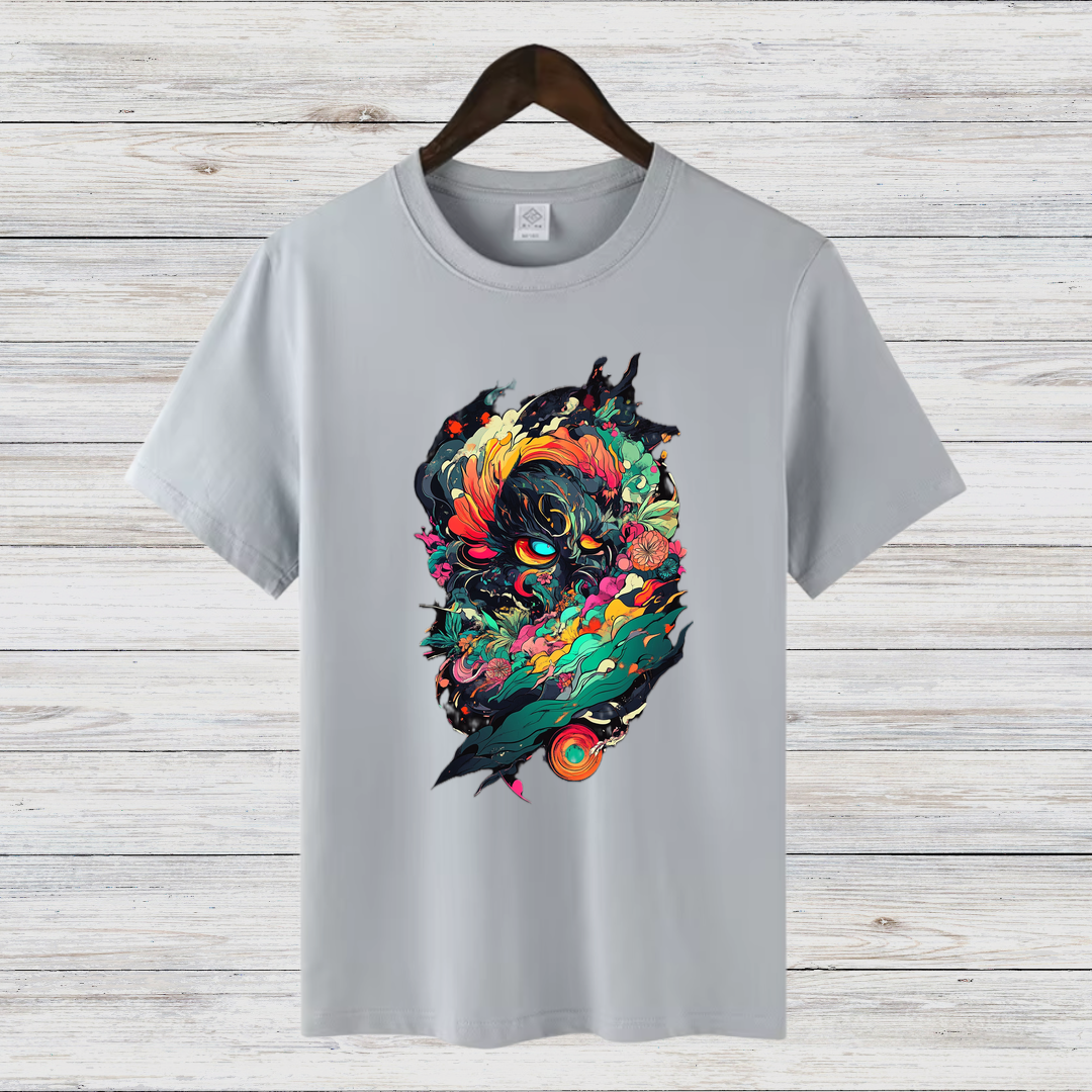 Mystisches Kunst T-Shirt | Fantasy Design Shirt | Kreatives Baumwollshirt | Geschenk für Kunstliebhaber | Statement Shirt für Männer