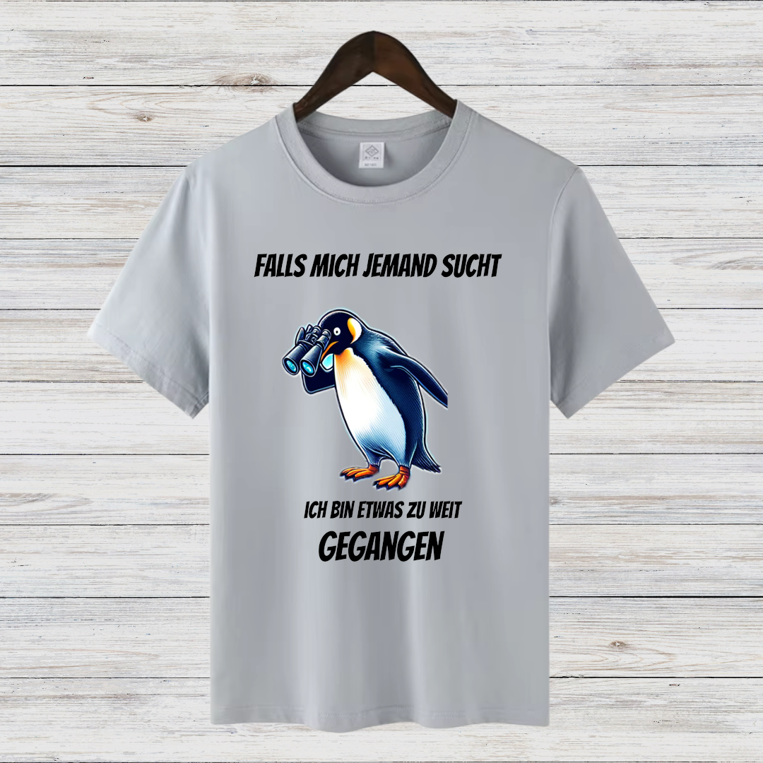 Pinguin Shirt | Lustiges Winterdesign | Humorvolles Statement Shirt | Perfekt für die kalte Jahreszeit