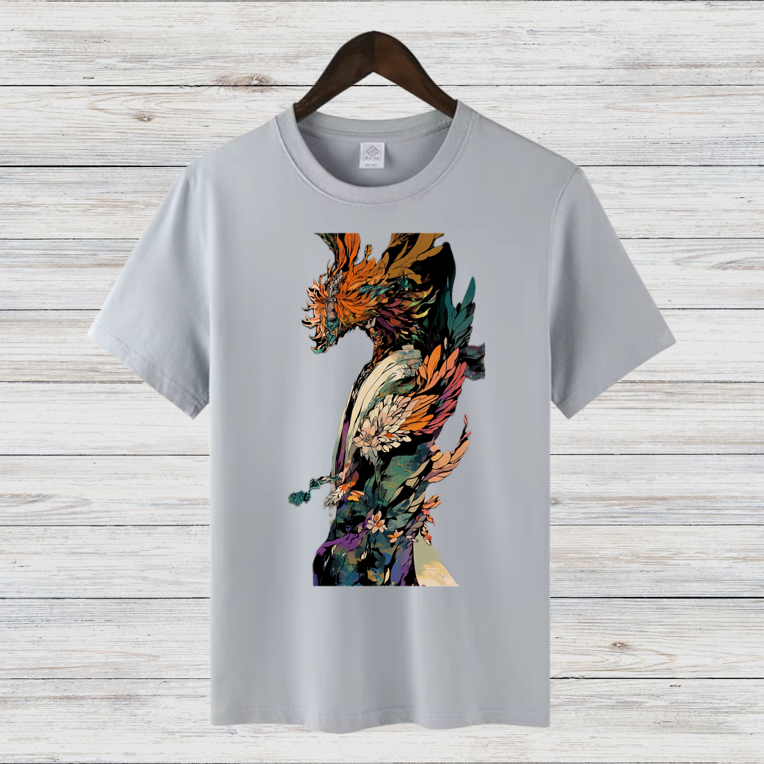 Mystischer Drachenkrieger | Fantasy T-Shirt | Episches Drachen-Motiv | Stilvolles Shirt für Fantasy-Fans