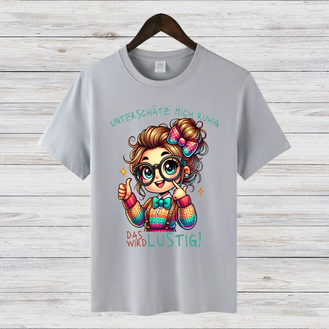 Lustiges Statement Shirt | Buntes Comic Design | Humorvolles Geschenk | Cooles Baumwollshirt für Wintertage