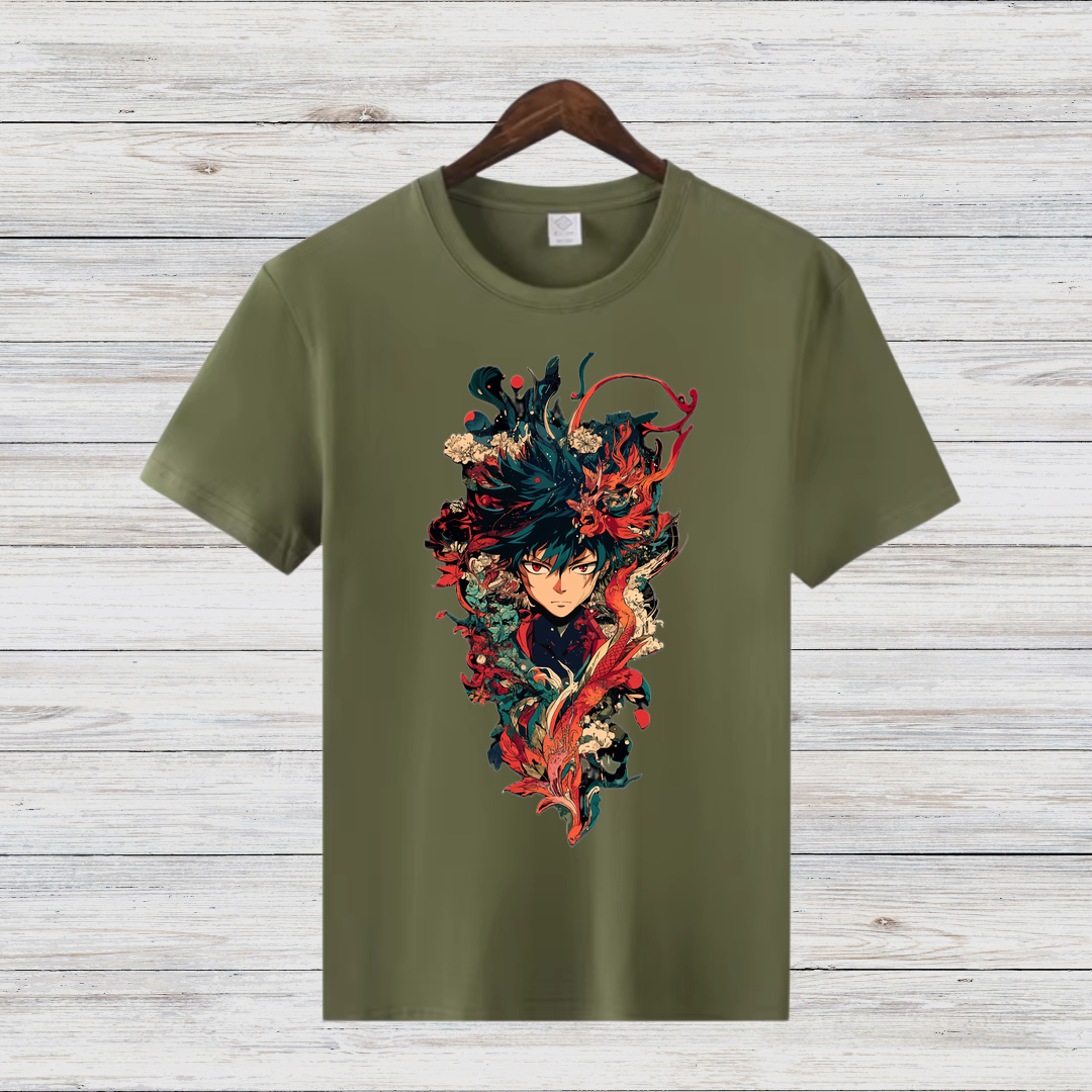 Episches Anime Shirt | Stylisches Manga Design | Perfektes Geschenk für Anime-Fans | Hochwertiges Baumwollshirt
