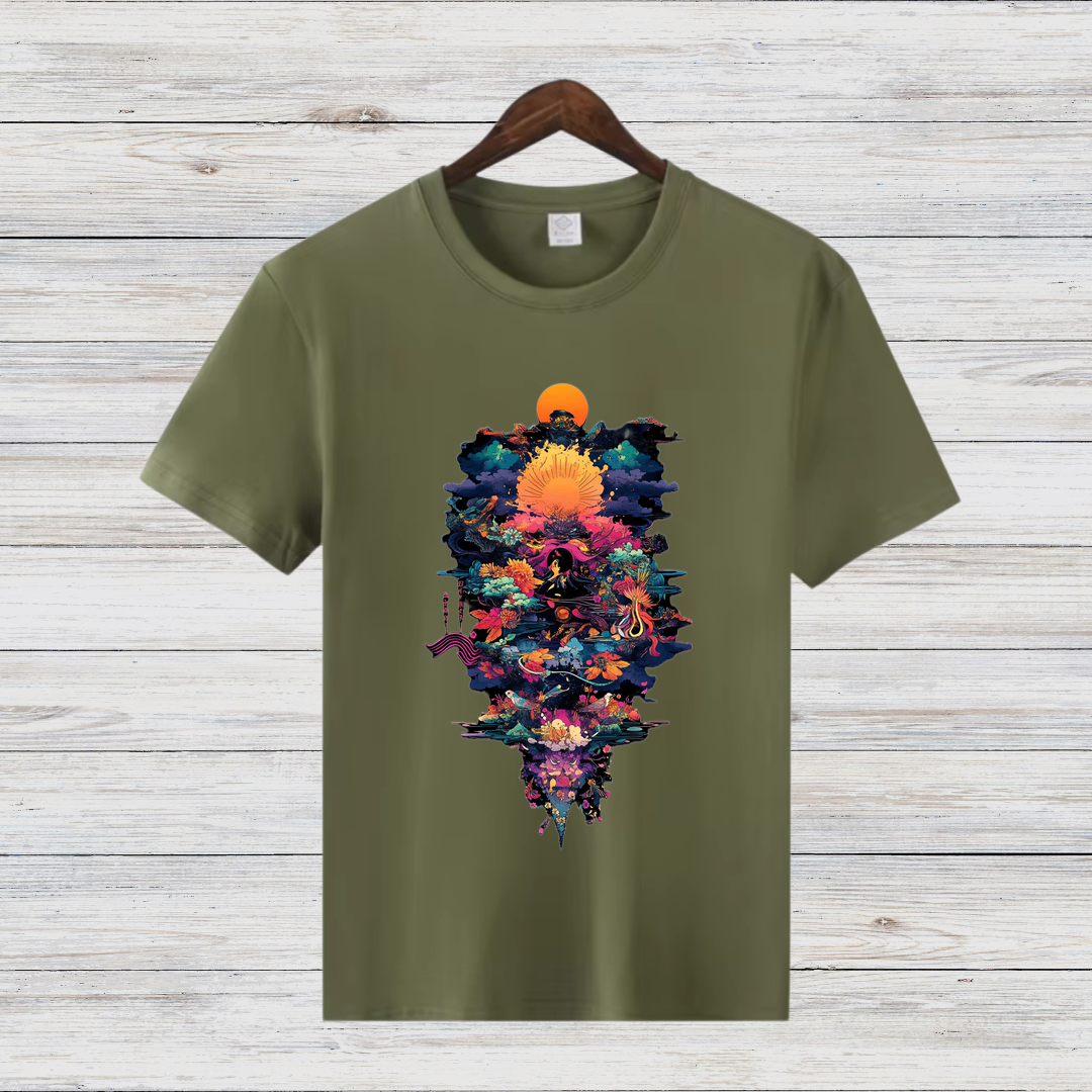Magisches Traumwelt-Shirt | Künstlerisches T-Shirt | Fantasievolles Design | Stilvolles Statement-Shirt für Kreative