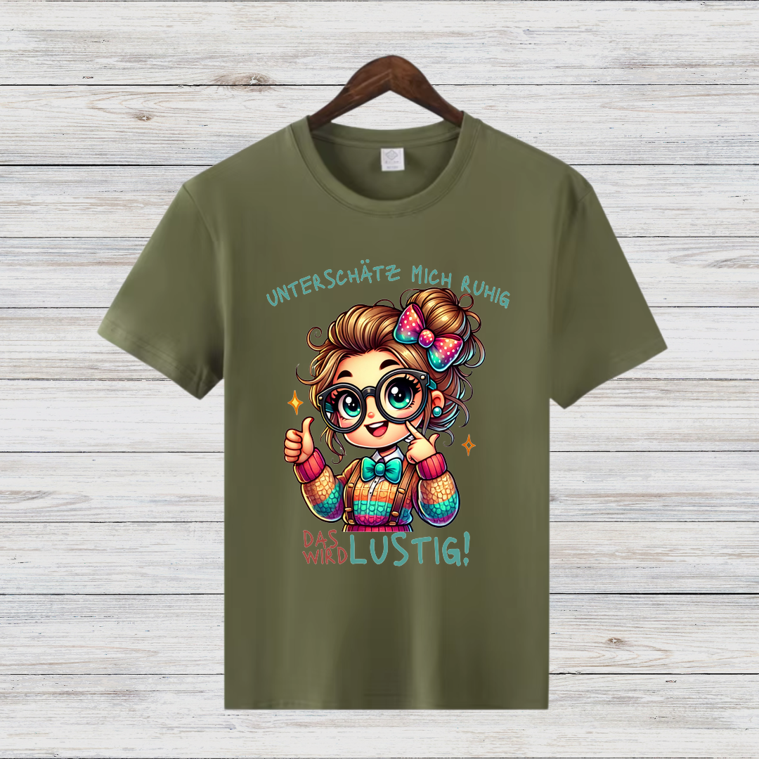 Lustiges Statement Shirt | Buntes Comic Design | Humorvolles Geschenk | Cooles Baumwollshirt für Wintertage