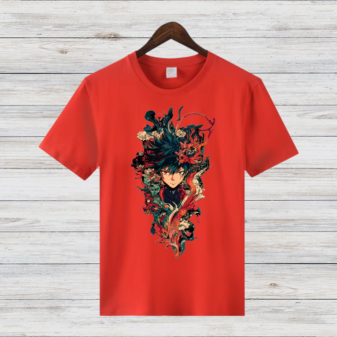 Episches Anime Shirt | Stylisches Manga Design | Perfektes Geschenk für Anime-Fans | Hochwertiges Baumwollshirt