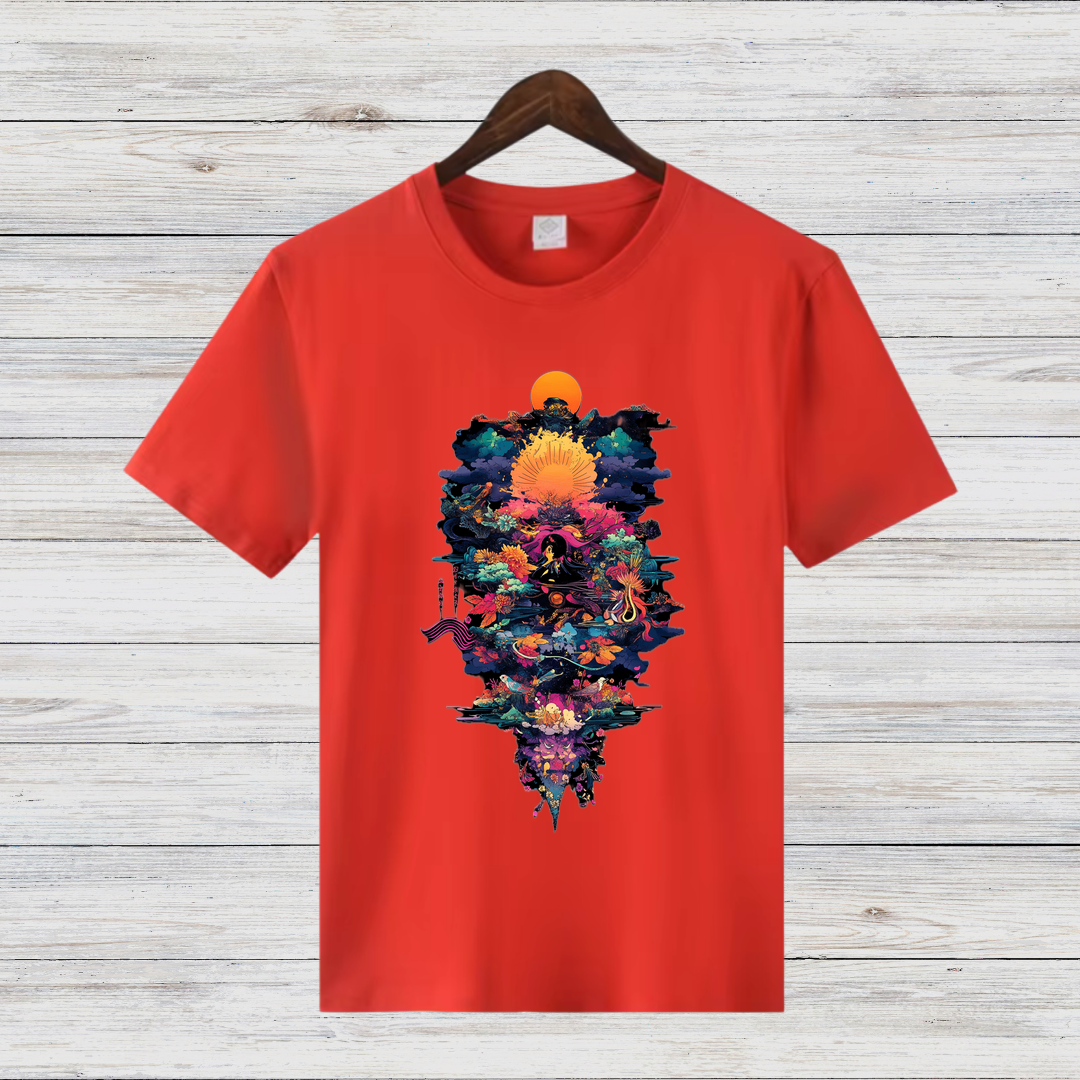 Magisches Traumwelt-Shirt | Künstlerisches T-Shirt | Fantasievolles Design | Stilvolles Statement-Shirt für Kreative