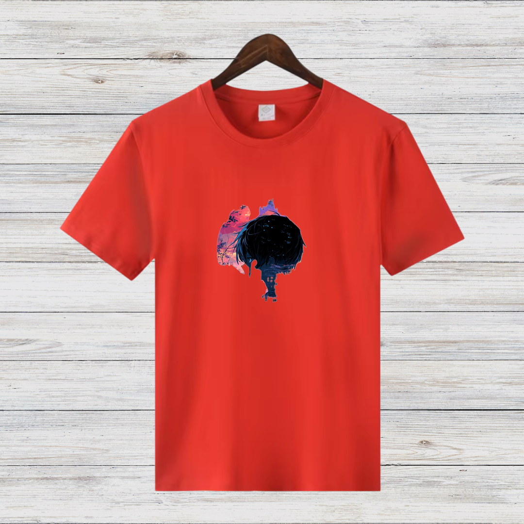 Mystisches Anime Shirt | Stilvolles Baumwollshirt | Geschenk für Anime-Fans | Künstlerisches Design-Shirt