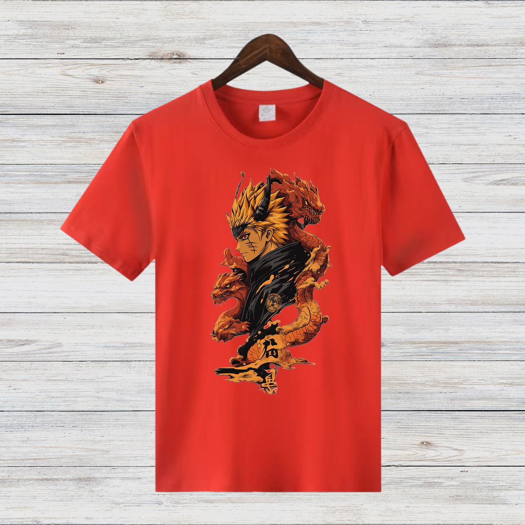 Episches Anime Shirt | Ninja Krieger Design | Stylisches Baumwollshirt | Perfekt für Fans | Geschenkidee für Anime-Liebhaber