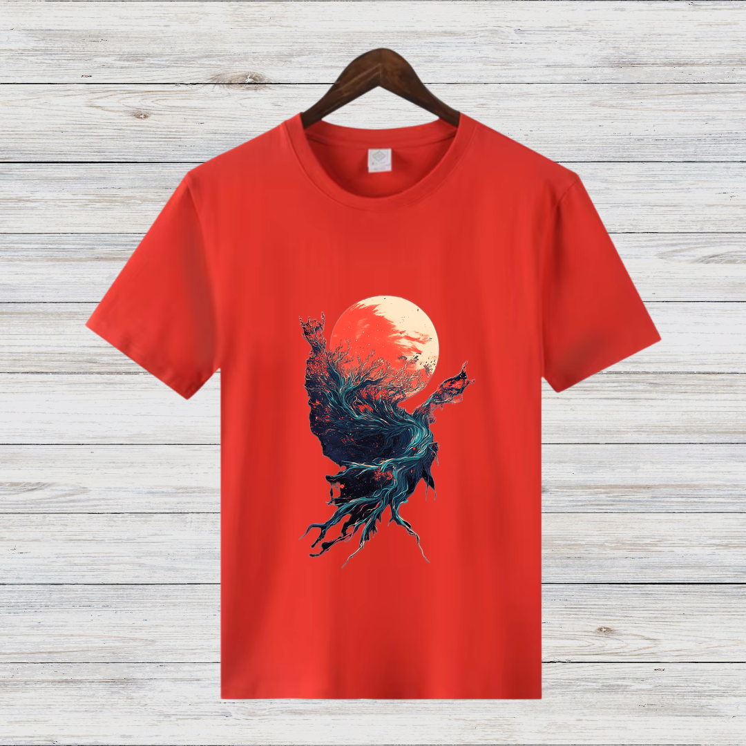 Mystisches Naturdesign | Stylisches Kunst T-Shirt | Fantasy Shirt für Naturliebhaber | Modernes Statement Shirt