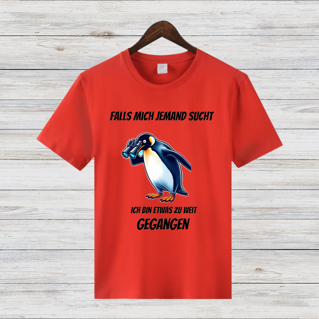 Pinguin Shirt | Lustiges Winterdesign | Humorvolles Statement Shirt | Perfekt für die kalte Jahreszeit