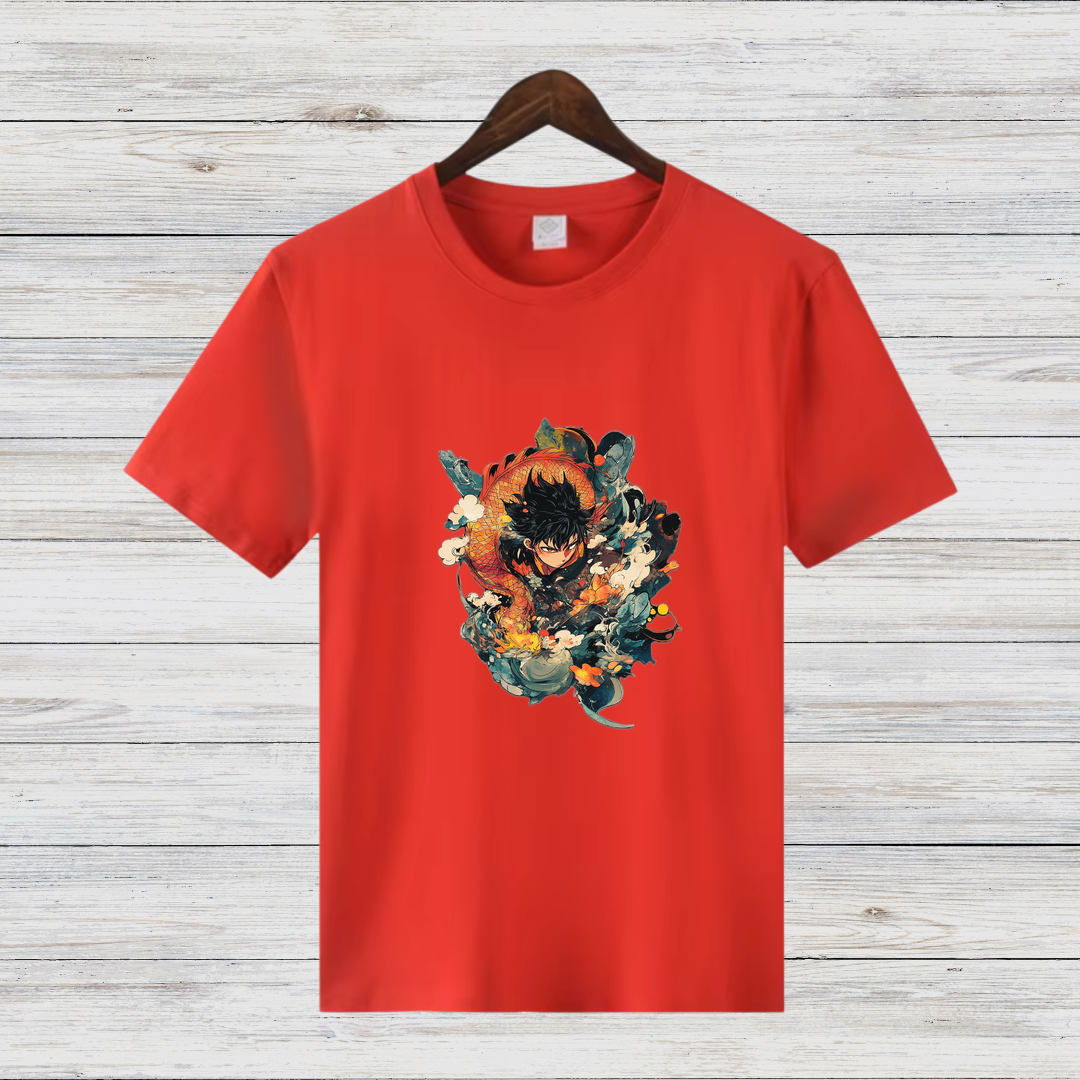 Anime Feuerkrieger | Episches Manga Shirt | Stylisches Anime Design | Geschenk für Otakus