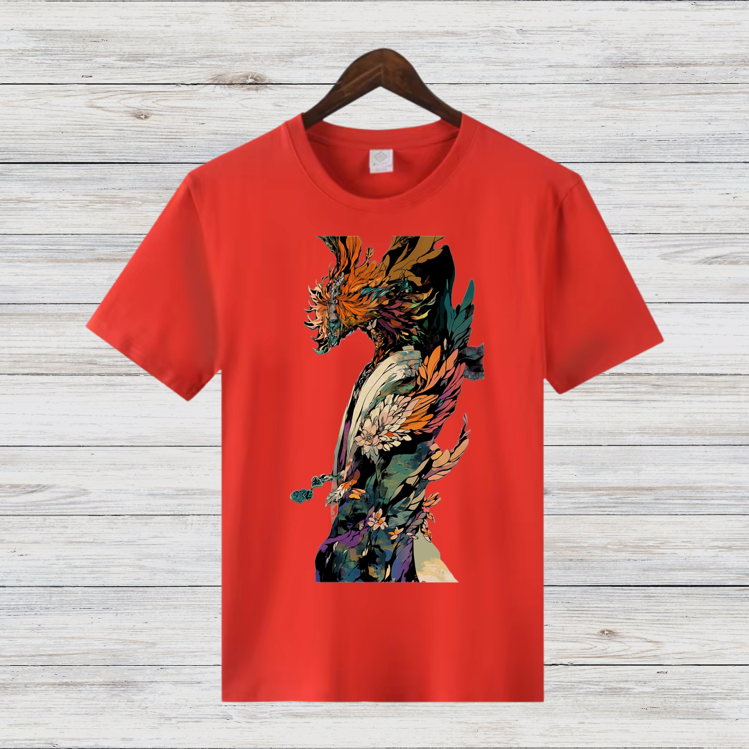 Mystischer Drachenkrieger | Fantasy T-Shirt | Episches Drachen-Motiv | Stilvolles Shirt für Fantasy-Fans