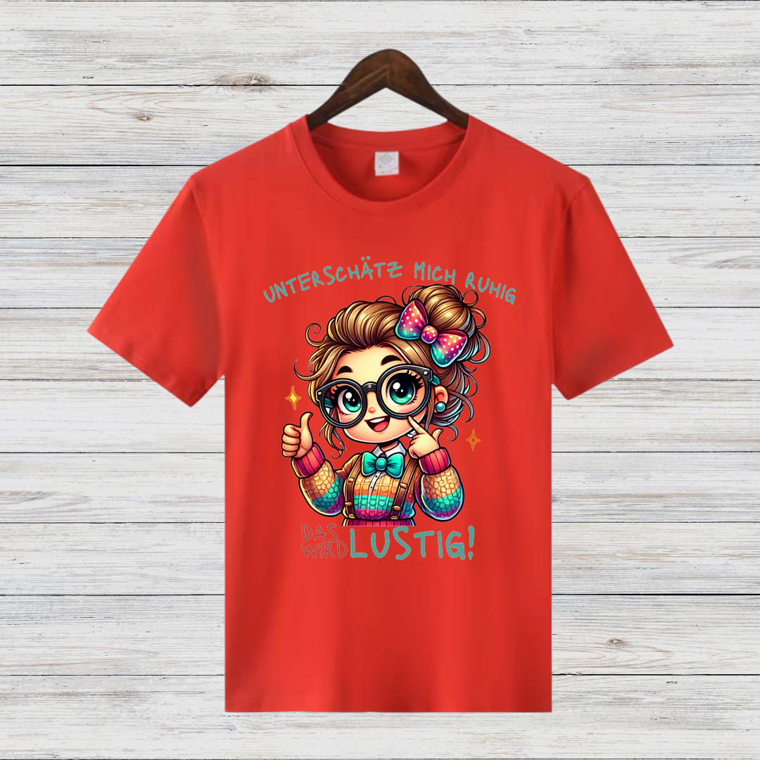 Lustiges Statement Shirt | Buntes Comic Design | Humorvolles Geschenk | Cooles Baumwollshirt für Wintertage