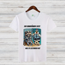 Der Bankräuber sitzt | Lustiges Statement Shirt | Humorvolles Design | T-Shirt für kalte Wintertage