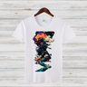 Magischer Winterbaum | Künstlerisches T-Shirt | Natur trifft Fantasie | Stilvolles Baumwollshirt für die kalte Jahreszeit