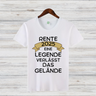 Rente 2025 Shirt | Lustiges Abschiedsgeschenk | Legendäres Ruhestand T-Shirt | Geschenkidee für Rentner