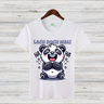 Lach doch mal! | Lustiges Panda T-Shirt | Humorvolles Wintershirt | Statement Shirt für gute Laune
