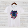 Mystischer Wolf | Künstlerisches T-Shirt | Wildes Design für Tierliebhaber | Cooles Statement Shirt für Männer