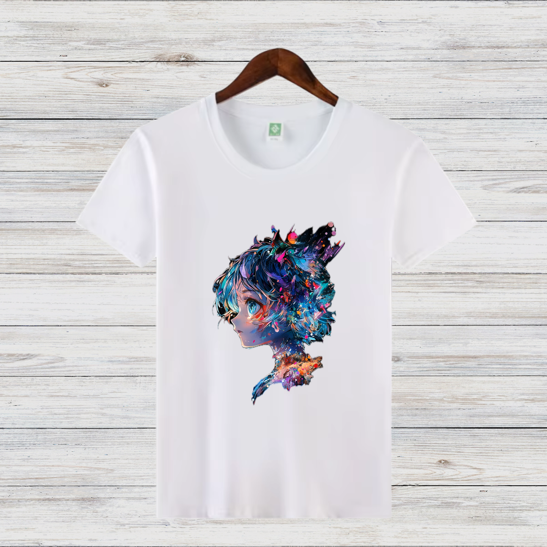 Fantasievolles Anime Shirt | Künstlerisches Design | Perfektes Geschenk für Anime-Fans | Stilvolles Baumwollshirt für den Winter