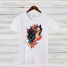 Mystischer Drachengeist | Asiatisches Drachen T-Shirt | Fantasy Kunst Shirt | Stilvolles Statement Shirt für Wintertage