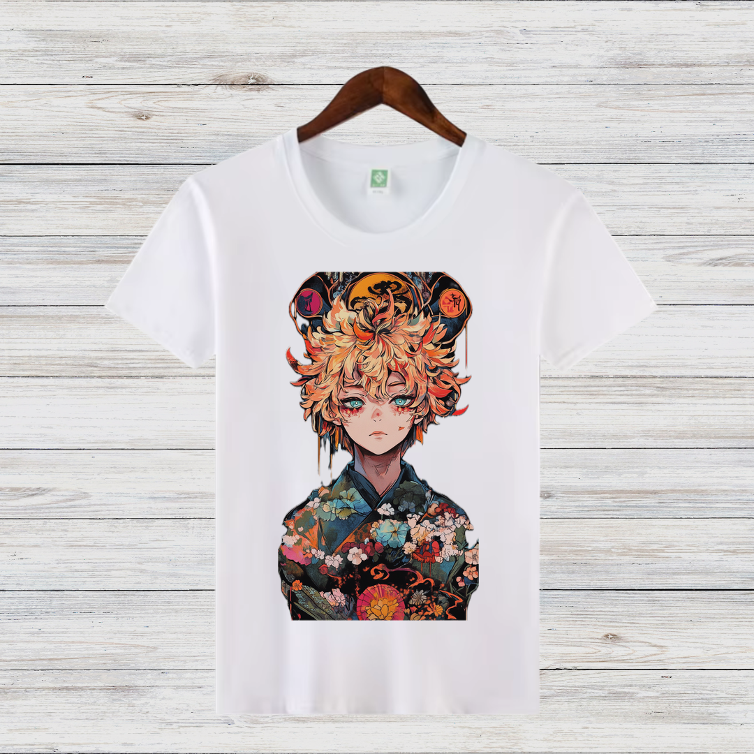 Anime Art Shirt | Stylisches Baumwollshirt | Winter Fashion für Fans | Japanisches Design T-Shirt