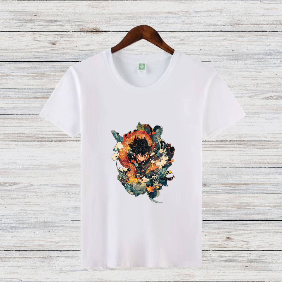 Anime Feuerkrieger | Episches Manga Shirt | Stylisches Anime Design | Geschenk für Otakus