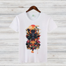 Mystischer Drachengeist | Asiatisches Kunst T-Shirt | Fantasievolles Design | Stilvolles Baumwollshirt für Wintertage
