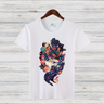 Magischer Winterwolf | Mystisches Kunst T-Shirt | Fantasievolles Design | Trendiges Shirt für die kalte Jahreszeit