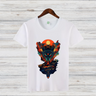 Mystisches Feuerwesen | Fantasy Kunst T-Shirt | Magisches Design für Wintertage | Stilvolles Baumwollshirt für Fantasy-Fans