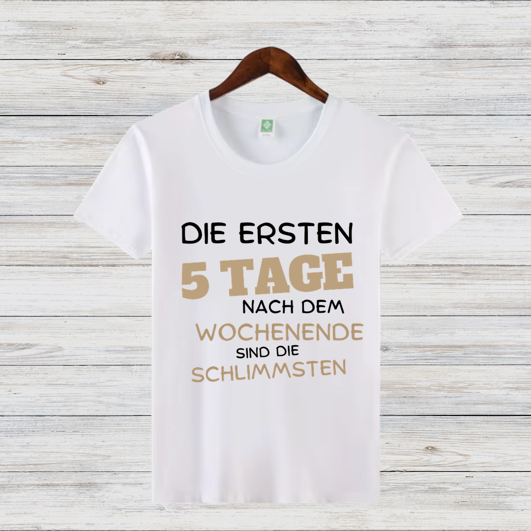Montagshasser Shirt | Lustiges Sprüche T-Shirt | Perfektes Geschenk für Morgenmuffel | Witziges Statement Shirt für Büro & Alltag