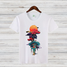 Magischer Winterbaum | Künstlerisches T-Shirt | Mystisches Naturdesign | Stilvolles Shirt für kalte Tage