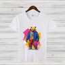 T-Shirt - Bunter Streetstyle Bär Design