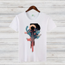 Kosmisches Kunst T-Shirt | Mystisches Design | Stilvolles Statement Shirt | Baumwollshirt für kreative Köpfe