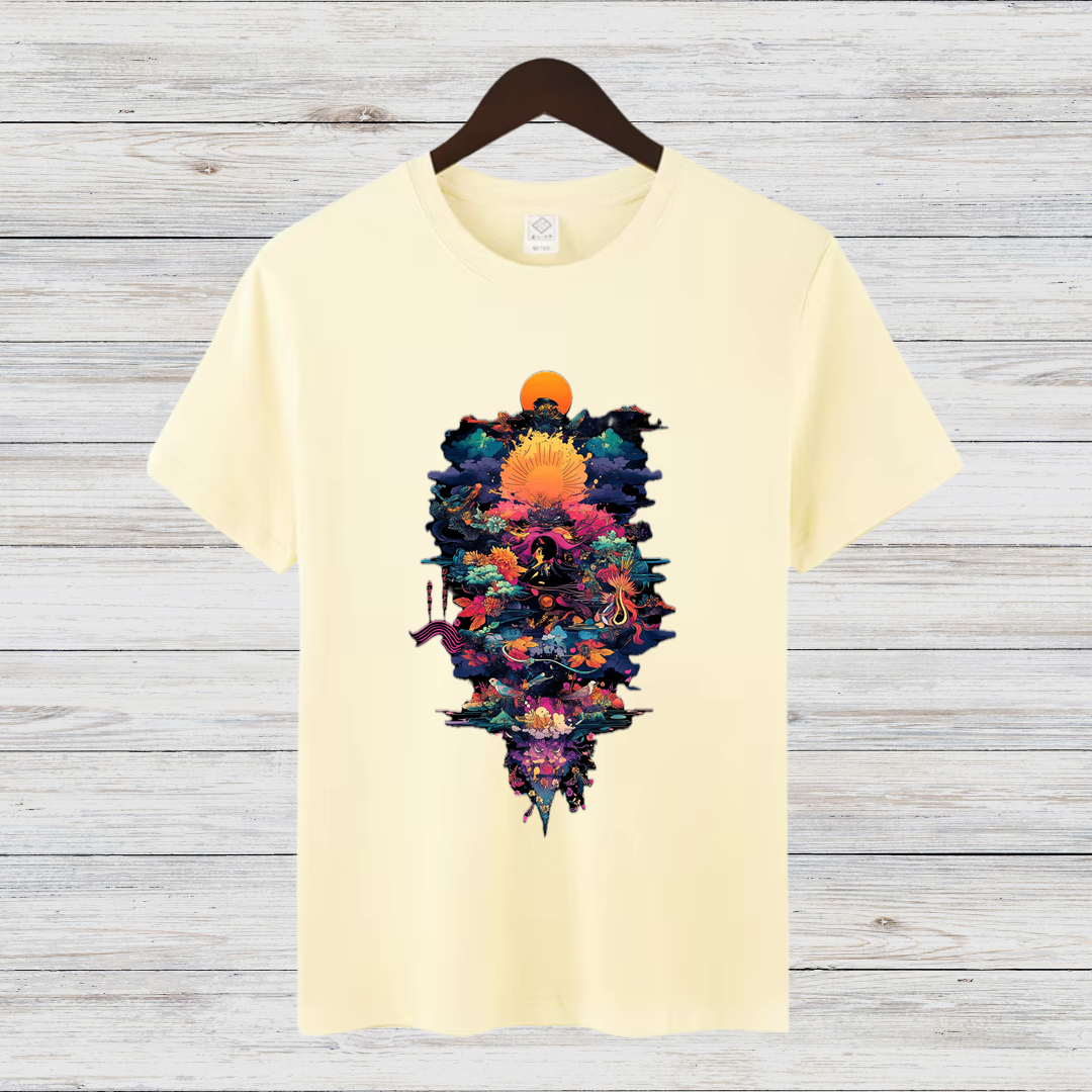 Magisches Traumwelt-Shirt | Künstlerisches T-Shirt | Fantasievolles Design | Stilvolles Statement-Shirt für Kreative
